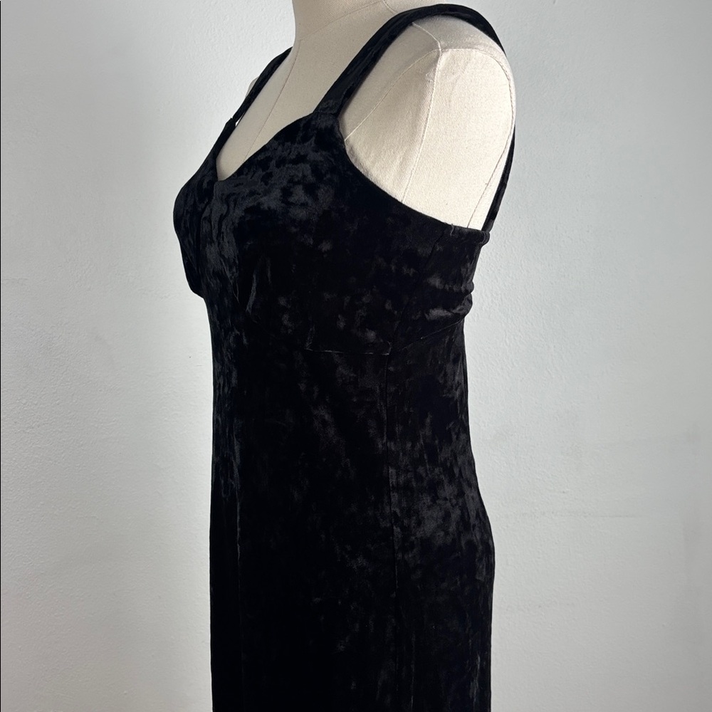 Jessica Simpson Velvet Slip Dress Gown Whimsigoth Fairy Grunge Witchy Vampy XS - Picture 7 of 10